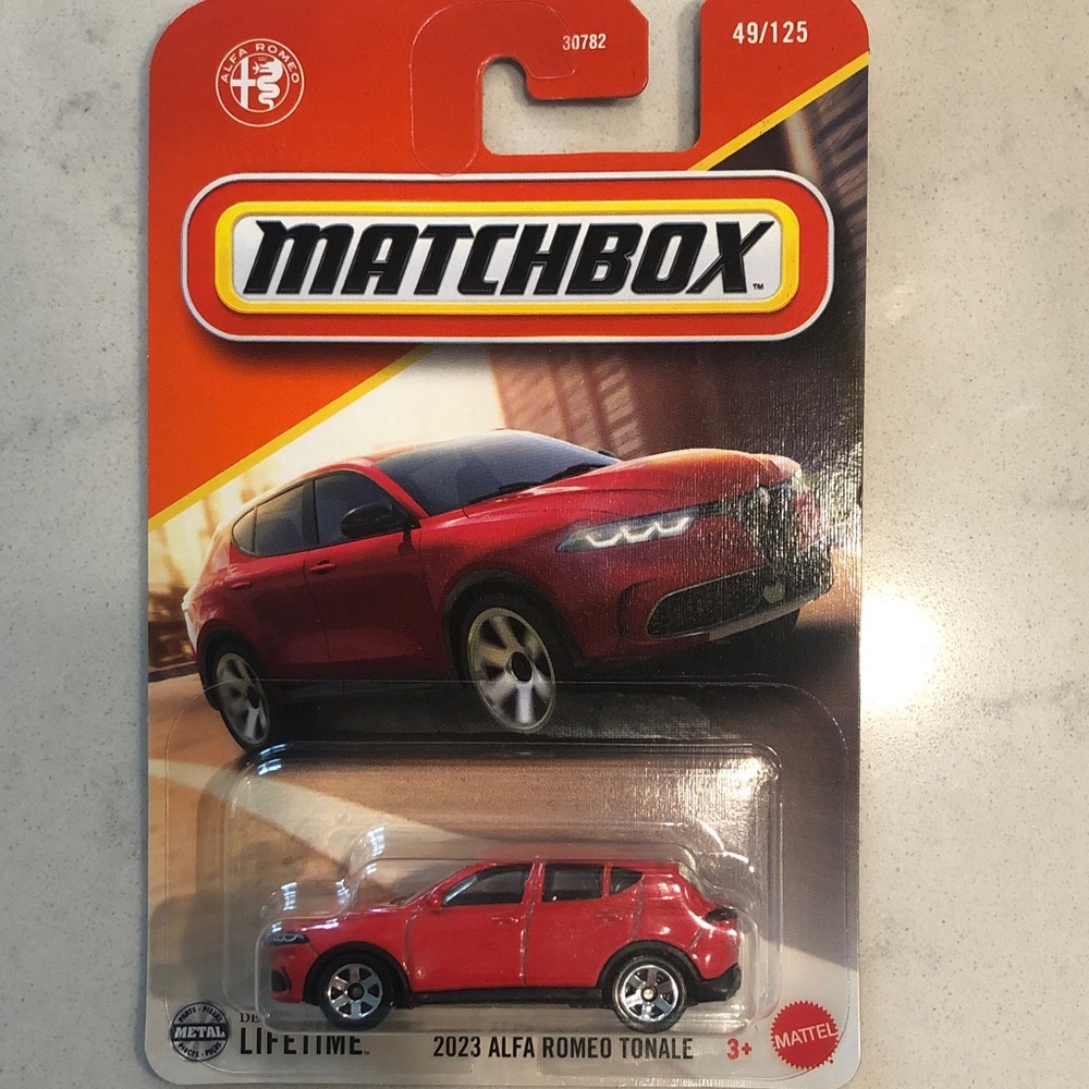 Matchbox Red Alfa Romeo Tonale Toy Car